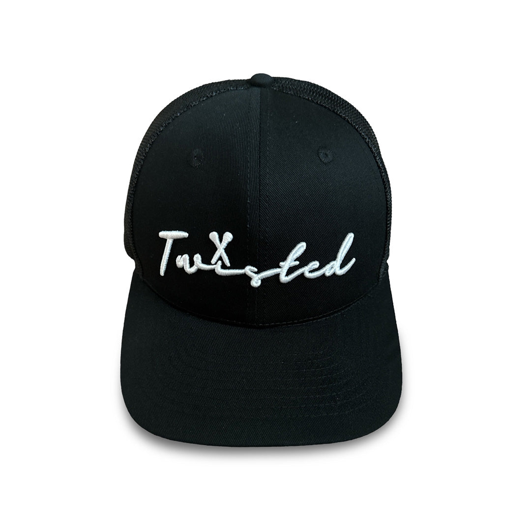 Black Twisted - Premium Golf Hat - Snapback