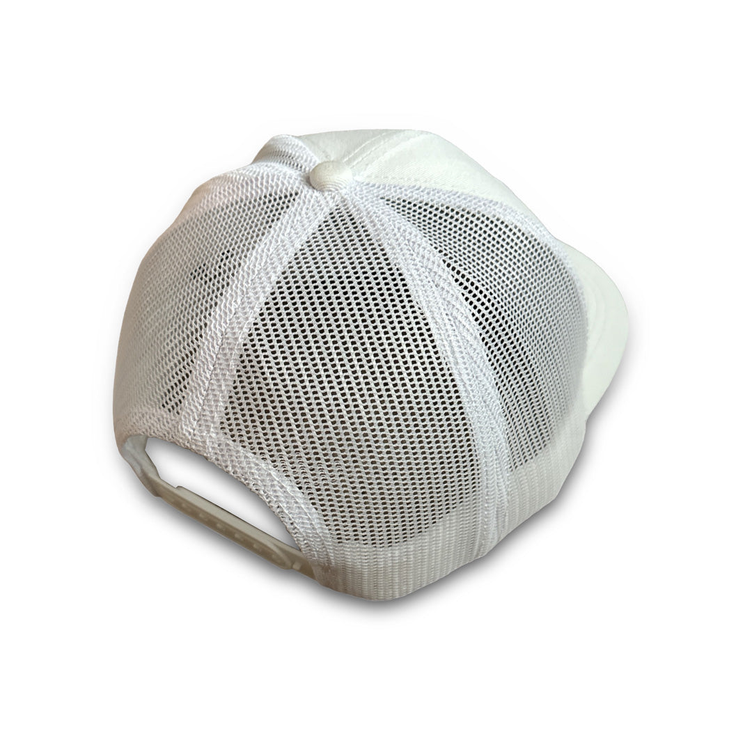 White Twisted - Premium Golf Hat - Snapback