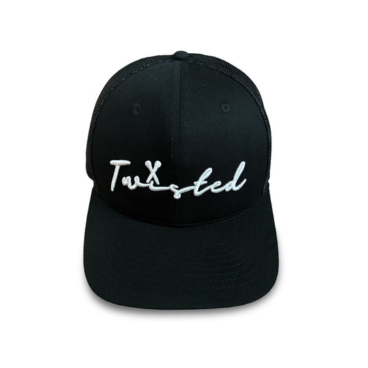 Black Twisted  - Premium Golf Hat - Snapback