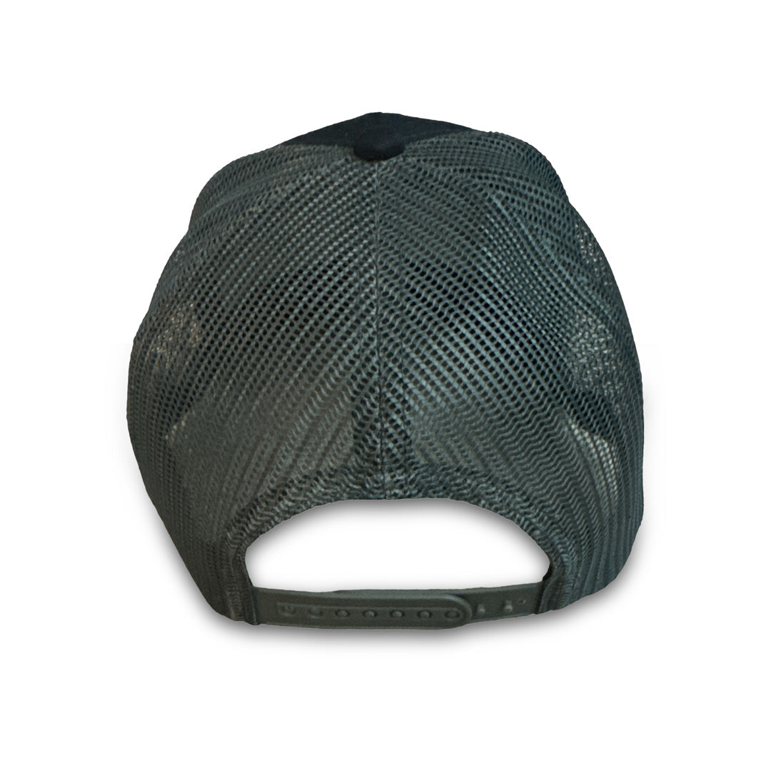 Navy Grey Twisted  - Premium Golf Hat - Snapback